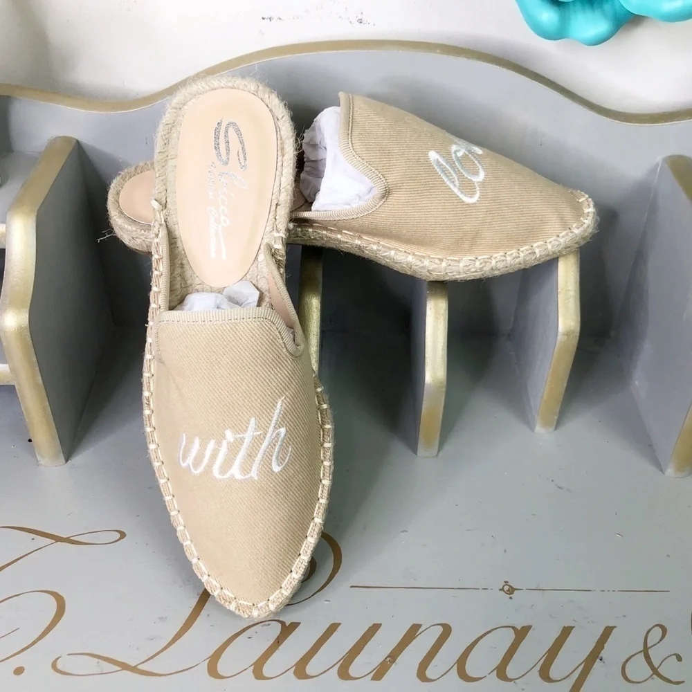 SBICCA vintage collection espadrille mules